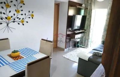 Apartamento com 2 quartos à venda na estrada santa maura, 900, jacarepaguá, rio de janeiro, 52 m2 por r$ 240.000