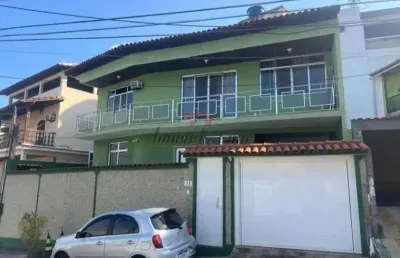 Casa em condomínio fechado com 4 quartos à venda na rua liliam lemmertz, 33, taquara, rio de janeiro, 178 m2 por r$ 649.000
