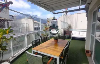 Cobertura com 3 quartos à venda na rua araguaia, 394, freguesia (jacarepaguá), rio de janeiro, 180 m2 por r$ 865.000