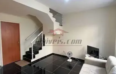 Casa em condomínio fechado com 2 quartos à venda na rua ana silva, 18, pechincha, rio de janeiro, 67 m2 por r$ 340.000