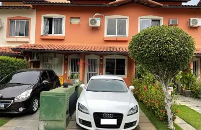 Casa em condomínio fechado com 3 quartos à venda na rua edgard werneck, 490, freguesia (jacarepaguá), rio de janeiro, 110 m2 por r$ 489.000