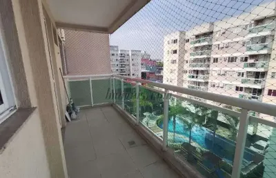 Apartamento com 3 quartos à venda na estrada do guerengue, 370, taquara, rio de janeiro, 77 m2 por r$ 375.000