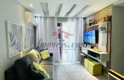 Cobertura com 3 quartos à venda na estrada do tindiba, 1695, pechincha, rio de janeiro, 138 m2 por r$ 630.000