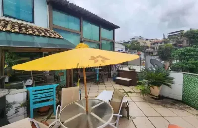 Cobertura com 4 quartos à venda na travessa teodomiro pereira, 277, freguesia (jacarepaguá), rio de janeiro, 232 m2 por r$ 890.000