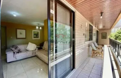 Apartamento com 3 quartos à venda na avenida geremário dantas, 189, pechincha, rio de janeiro, 130 m2 por r$ 420.000