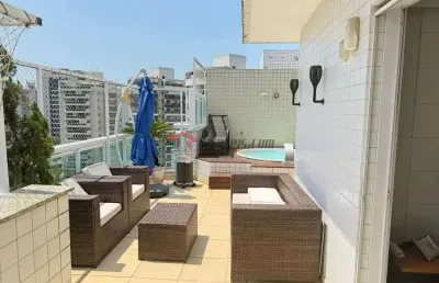 Cobertura com 3 quartos à venda na rua aroazes, 870, jacarepaguá, rio de janeiro, 146 m2 por r$ 1.290.000