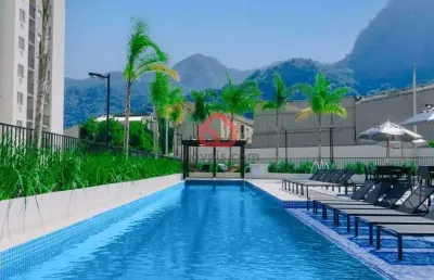 Apartamento com 2 quartos à venda na estrada dos bandeirantes, 7277, curicica, rio de janeiro, 45 m2 por r$ 371.000
