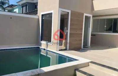 Casa em condomínio fechado com 3 quartos à venda na rua paulo josé mahfud, 21, vargem pequena, rio de janeiro, 220 m2 por r$ 1.200.000