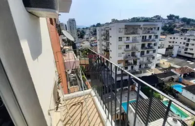 Apartamento com 2 quartos à venda na estrada pau-ferro, 255, pechincha, rio de janeiro, 67 m2 por r$ 265.000