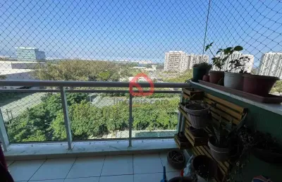 Apartamento com 2 quartos à venda na avenida olof palme, 505, barra olímpica, rio de janeiro, 63 m2 por r$ 470.000