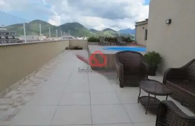 Cobertura com 4 quartos à venda na rua das dálias, 81, vila valqueire, rio de janeiro, 365 m2 por r$ 750.000