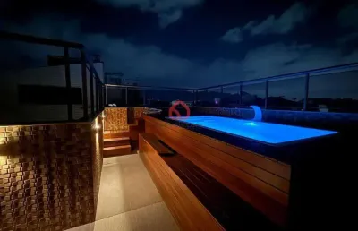 Cobertura com 5 quartos à venda na avenida glaucio gil, 571, recreio dos bandeirantes, rio de janeiro, 370 m2 por r$ 1.700.000