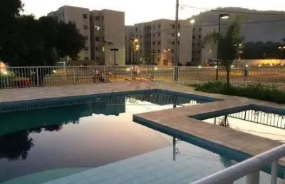 Apartamento com 2 quartos à venda na estrada da boiuna, 1600, taquara, rio de janeiro, 46 m2 por r$ 185.000