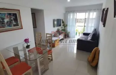 Apartamento com 3 quartos à venda na rua retiro dos artistas, 241, pechincha, rio de janeiro, 70 m2 por r$ 285.000
