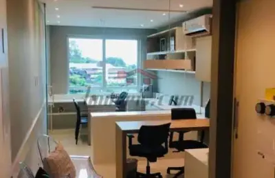 Sala comercial à venda na rua lopo saraiva, 179, tanque, rio de janeiro, 27 m2 por r$ 165.000