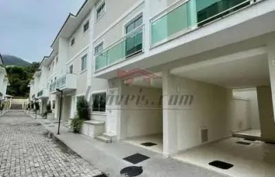 Casa em condomínio fechado com 3 quartos à venda na estrada são de gonçalo, 676, taquara, rio de janeiro, 156 m2 por r$ 449.000
