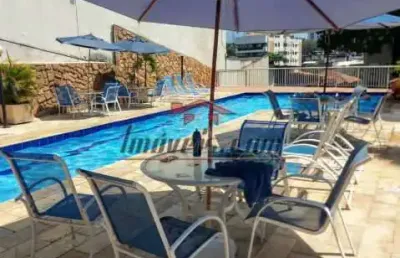 Cobertura com 3 quartos à venda na rua retiro dos artistas, 983, pechincha, rio de janeiro, 218 m2 por r$ 690.000