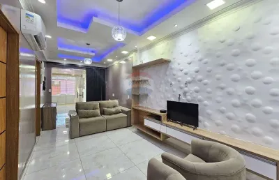 Linda casa semi mobiliada e climatizada no novo aleixo