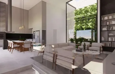 Sobrado à venda em paulínia, jardim ypê, com 3 suítes, com 205 m², la dolce vita