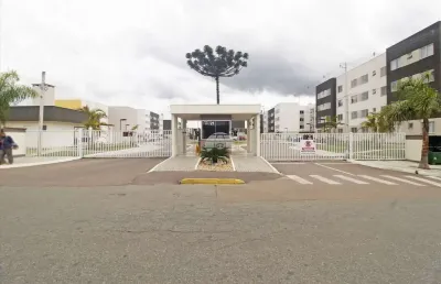 Apartamento com 2 quartos para alugar na rua maria joaquina vaz, 721, jardim itaqui, campo largo, 40 m2 por r$ 800
