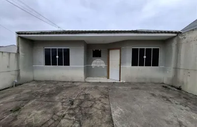Casa com 3 quartos para alugar na rua padre agostinho, 93, jardim bela vista, piraquara, 65 m2 por r$ 1.450