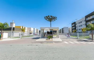 Apartamento com 2 quartos para alugar na rua maria joaquina vaz, 721, jardim itaqui, campo largo, 40 m2 por r$ 880