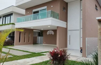 Casa em condomínio fechado com 3 quartos para alugar na avenida pineville, 801, pineville, pinhais, 360 m2 por r$ 13.000