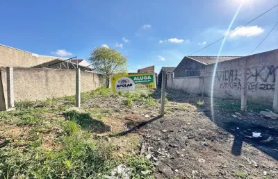 Terreno comercial para alugar na rua lago salto segredo, 150, palmital, colombo, 250 m2 por r$ 1.600