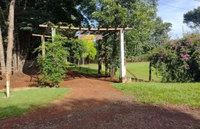 Chácara com 4 dormitórios à venda, 10000 m² por r$ 1.600.000,00 - dom pedro i - londrina/pr
