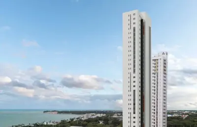 Apto de 1 quarto (duplex), com vista definitiva do mar a venda no altiplano.