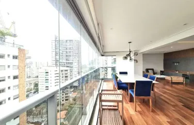 Apartamento com 3 dormitórios à venda, 192 m² por r$ 3.800.000,00 - campo belo - são paulo/sp