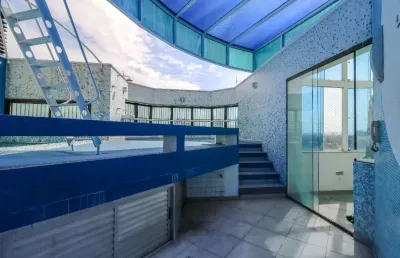 Cobertura com 4 dormitórios à venda, 549 m² por r$ 3.200.000,00 - real parque - são paulo/sp