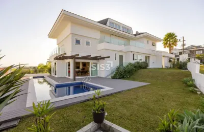Casa em condomínio fechado com 4 quartos à venda na rua aripuanã, alphaville graciosa, pinhais, 573 m2 por r$ 5.000.000
