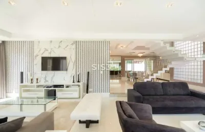 Casa em condomínio fechado com 4 quartos à venda na rua josé nicco, 360, ecoville, curitiba, 381 m2 por r$ 3.750.000