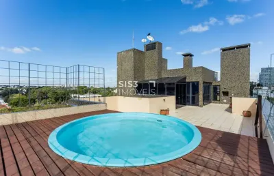 Cobertura com 3 quartos à venda na rua dos funcionários, 1193, cabral, curitiba, 320 m2 por r$ 1.800.000