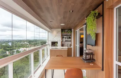 Apartamento com 3 quartos à venda na rua deputado heitor alencar furtado, 3600, ecoville, curitiba, 128 m2 por r$ 1.695.000