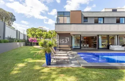 Casa em condomínio fechado com 4 quartos à venda na rua padre josé kentenich, 420, campo comprido, curitiba, 604 m2 por r$ 10.900.000