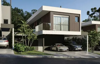 Casa em condomínio fechado com 4 quartos à venda na avenida cândido hartmann, 3333, santo inácio, curitiba, 252 m2 por r$ 3.250.000