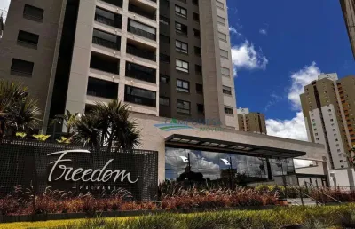 Apartamento com 1 dormitório para alugar, 45 m² por r$ 3.000,00/mês - gleba palhano - londrina/pr
