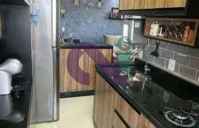 Apartamento flex carapicuíba 48m  com varanda e vaga para carro, carapicuíba
