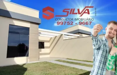 Casa  c/ quintal  - c/70m² área construída - terreno 7 x 28 - 03 quartos sendo  01 suíte -  churrasqueira - bairro ipê - são josé dos pinhais - pr