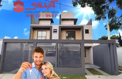 Sobrado  triplex c/129m² - 03 qtos sendo 01 suíte  - terraço -  bairro pinheirinho - curitiba