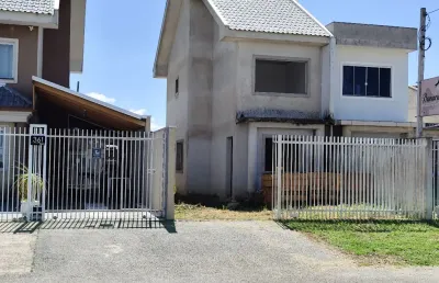 Sobrado  c/ 70m² - 02 quartos  -  c/ opção para amplo ático - quintal - churrasqueira - weisopolis - pinhais - pr