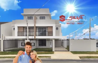 Sobrado triplex de esquina  c/ 154m² - 03 quartos sendo 01 suíte c/  sacada - 03 garagens - quintal grande -  pinheirinho - curitiba