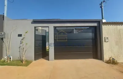 Casa para venda em caldas novas, setor serrinha, 3 dormitórios, 1 suíte, 1 banheiro