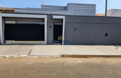 Casa para venda em caldas novas, estância itaguaí, 3 dormitórios, 1 suíte, 1 banheiro, 1 vaga