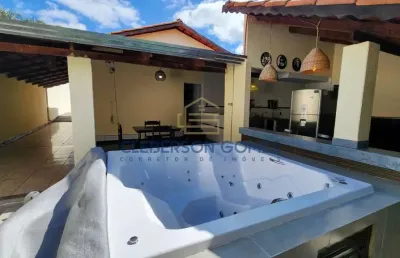 Casa para venda em caldas novas, residencial recanto das águas, 3 dormitórios, 1 suíte, 1 banheiro, 3 vagas