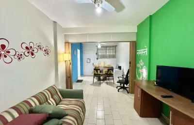 Perto do mar - apartamento na praia das pitangueiras de 1 dormitório - guarujá-sp.
