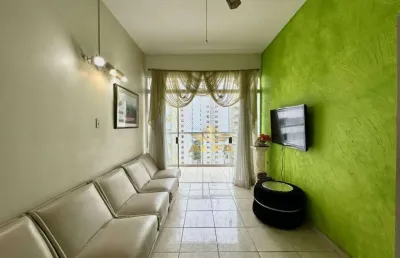 Vista mar - apartamento à venda com 1 dormitório - 1 vaga - pitangueiras - guarujá/sp