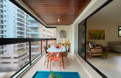 Apartamento com 4 dormitórios à venda, 192 m² por r$ 1.010.000,00 - pitangueiras - guarujá/sp